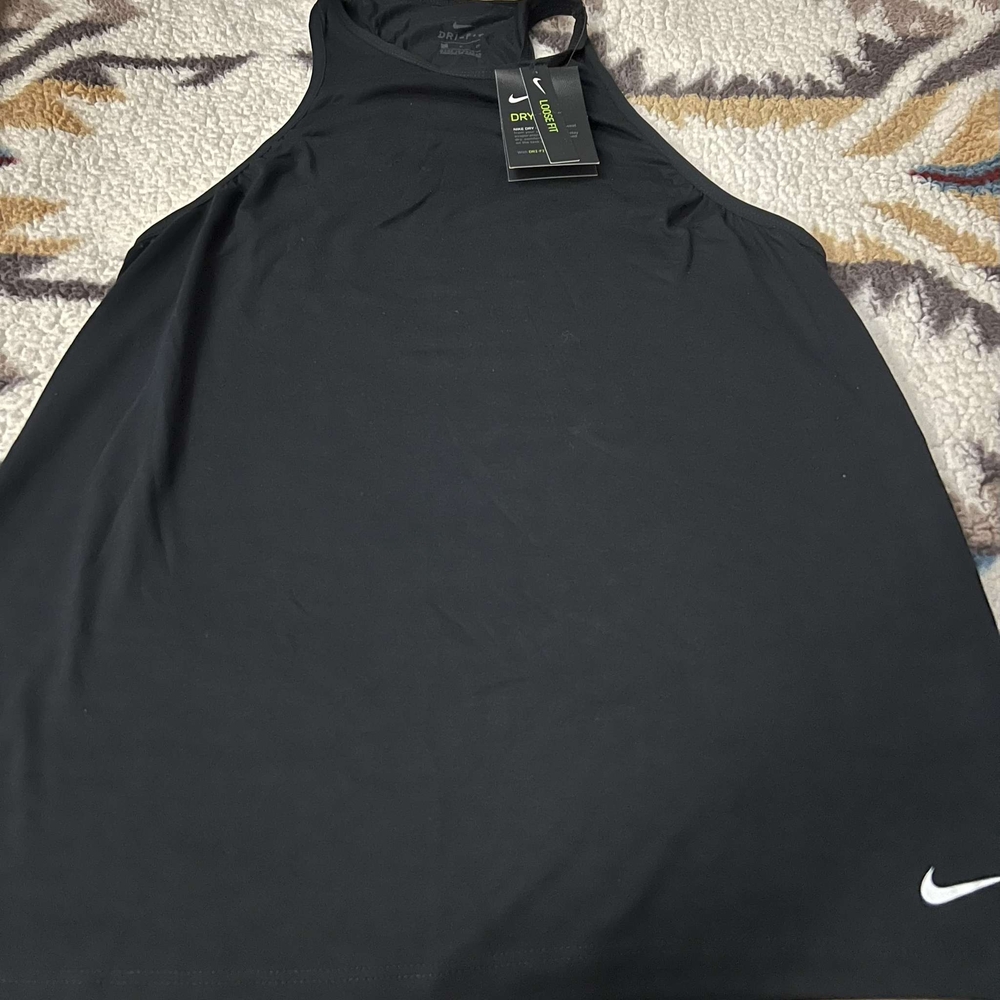 Nike Women's Black Dri-FIT Tank Top